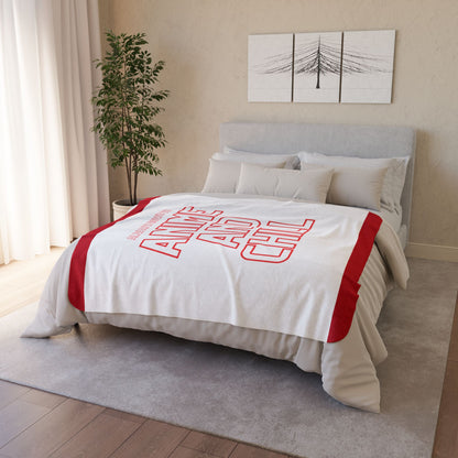 Sherpa Blanket Anime and Chill Soft Blanket