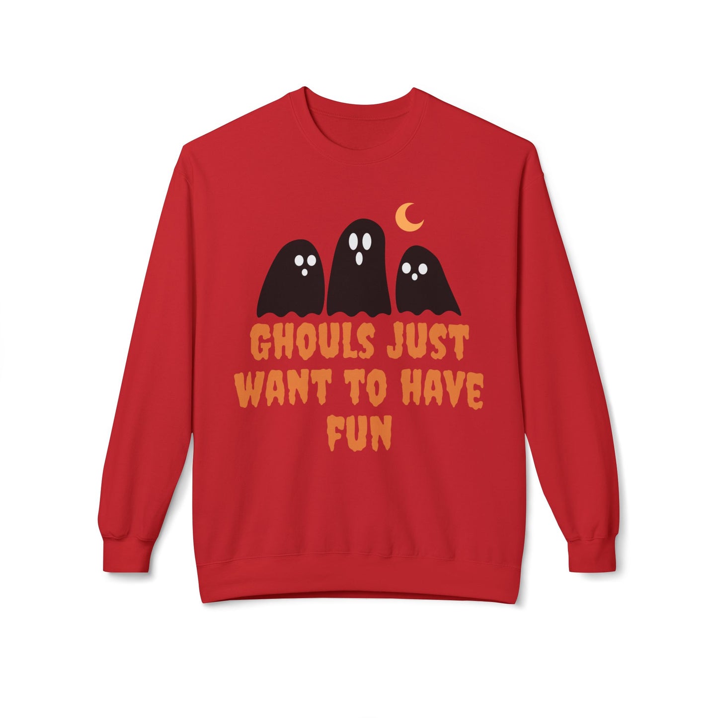 Halloween Ghost Sweatshirt Ghouls Just Want To Have Fun Teachers Classroom