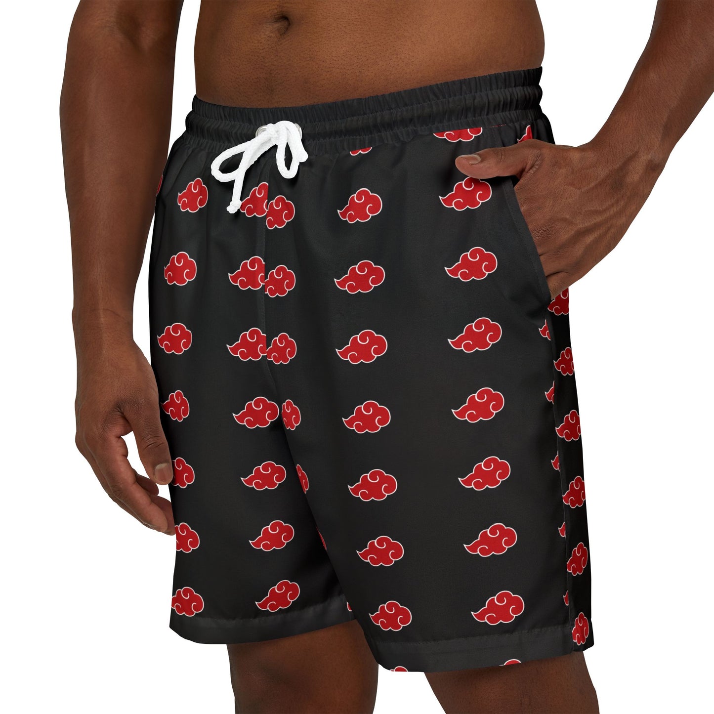 Unisex Shorts with Cloud Pattern, Stylish Beachwear for Summer, Swimming, Pool Parties, Vacation, Travel Essentials