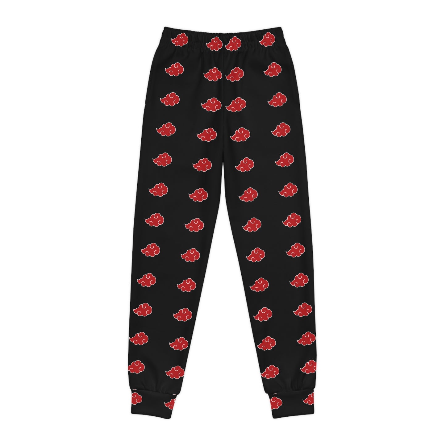 Youth Joggers with Red Rose Pattern | Trendy Athletic Pants for Kids, Comfortable Joggers for Play, Gifts for Birthdays, Activewear