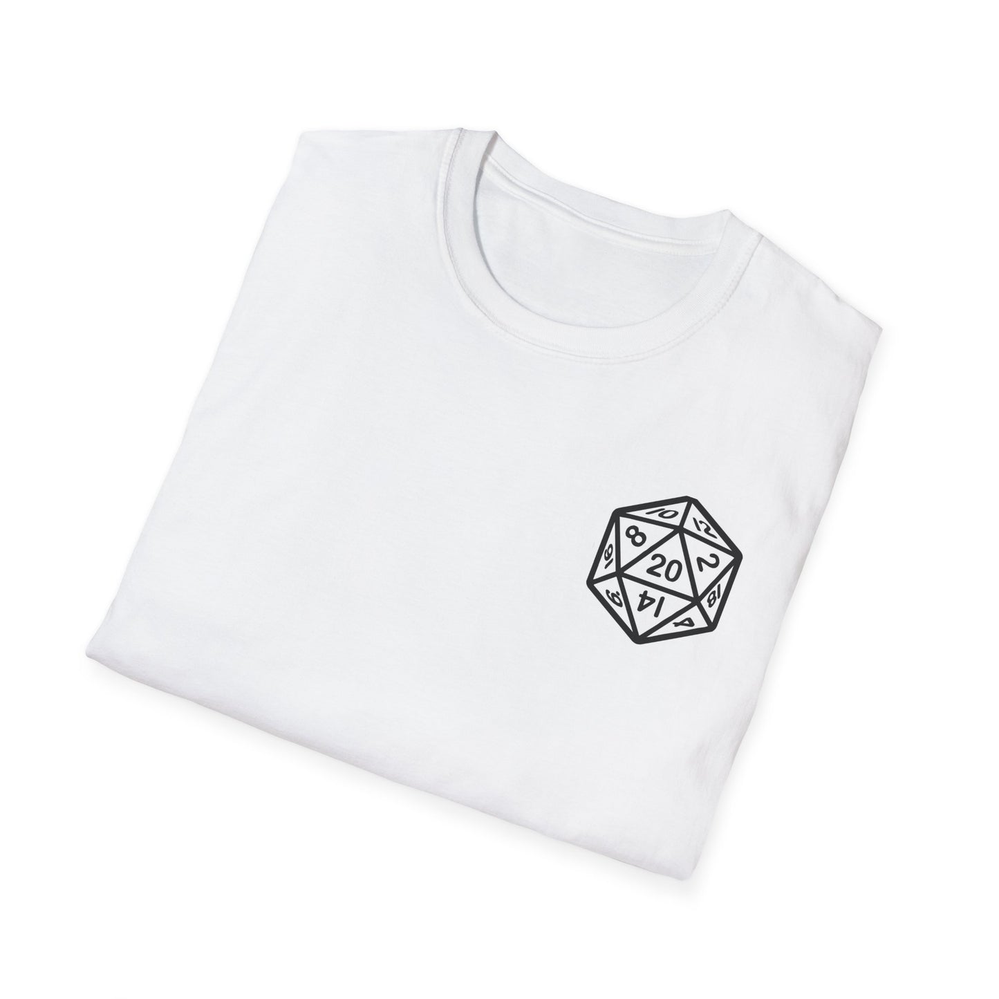 Graphic T-Shirt for Gamers, Casual Wear, Gift for D&D Lovers, Unique Graphic Tee, Unisex Softstyle Tee