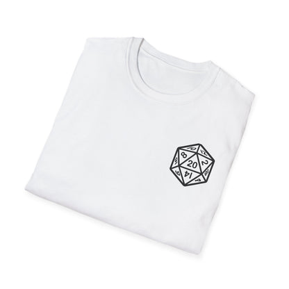 Graphic T-Shirt for Gamers, Casual Wear, Gift for D&D Lovers, Unique Graphic Tee, Unisex Softstyle Tee