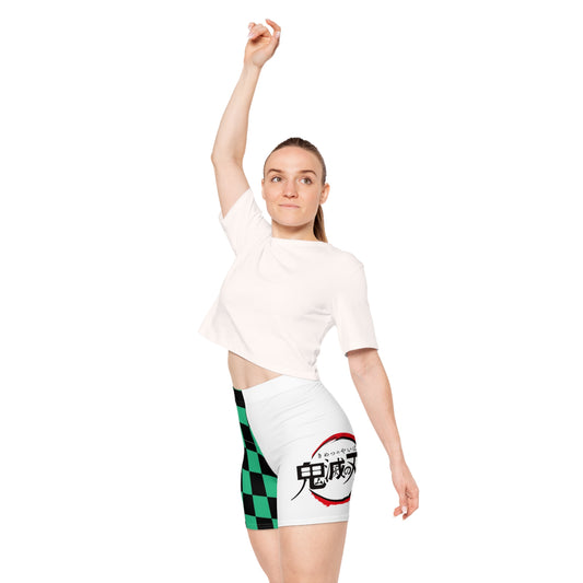 Demon Slayer Anime Biker Shorts