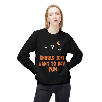 Halloween Ghost Sweatshirt Ghouls Just Want To Have Fun Teachers Classroom