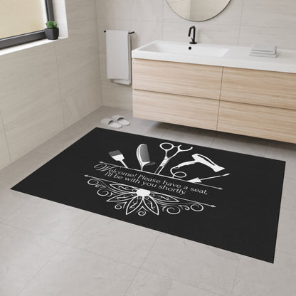 Stylish Salon Studio Floor Mat - Beauty Studio Decor, Welcome Home Mat, Durable Entryway Rug, Personalized Gifts, Hair Salon Essentials