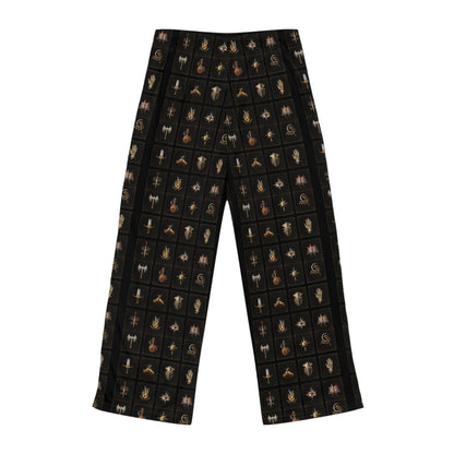 Baldur's Gate Class Themed Pajama Pants for Women