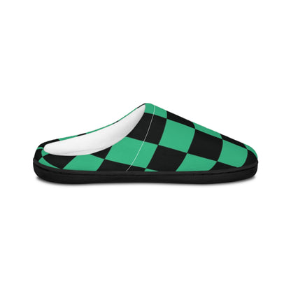 Demon Slayer Anime Women's Checkered Indoor Slippers