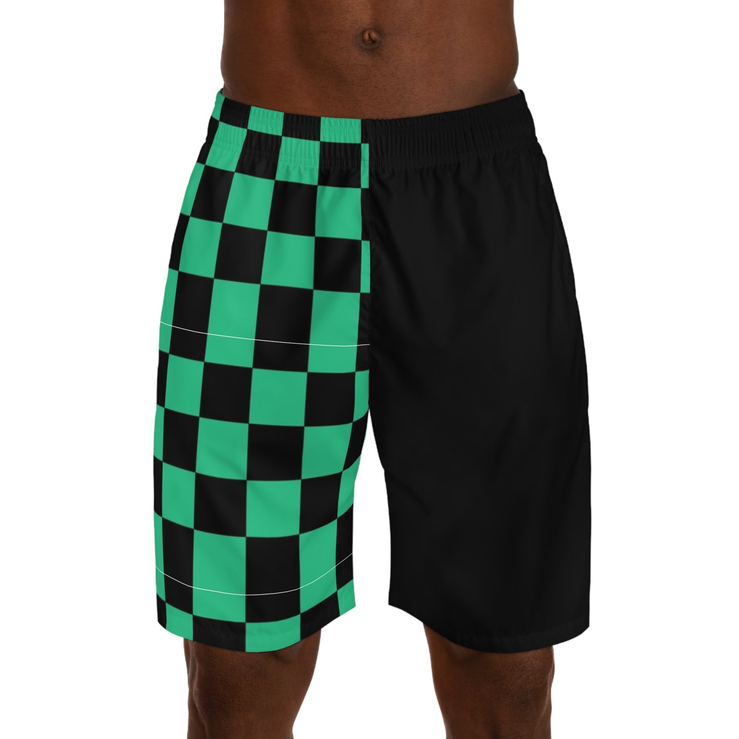 Demon Slayer Men's Jogger Shorts - Anime-Inspired Activewear for Summer, Beach Days, Gym, Gifts for Fans, Casual Comfort
