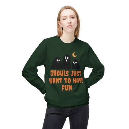 Halloween Ghost Sweatshirt Ghouls Just Want To Have Fun Teachers Classroom