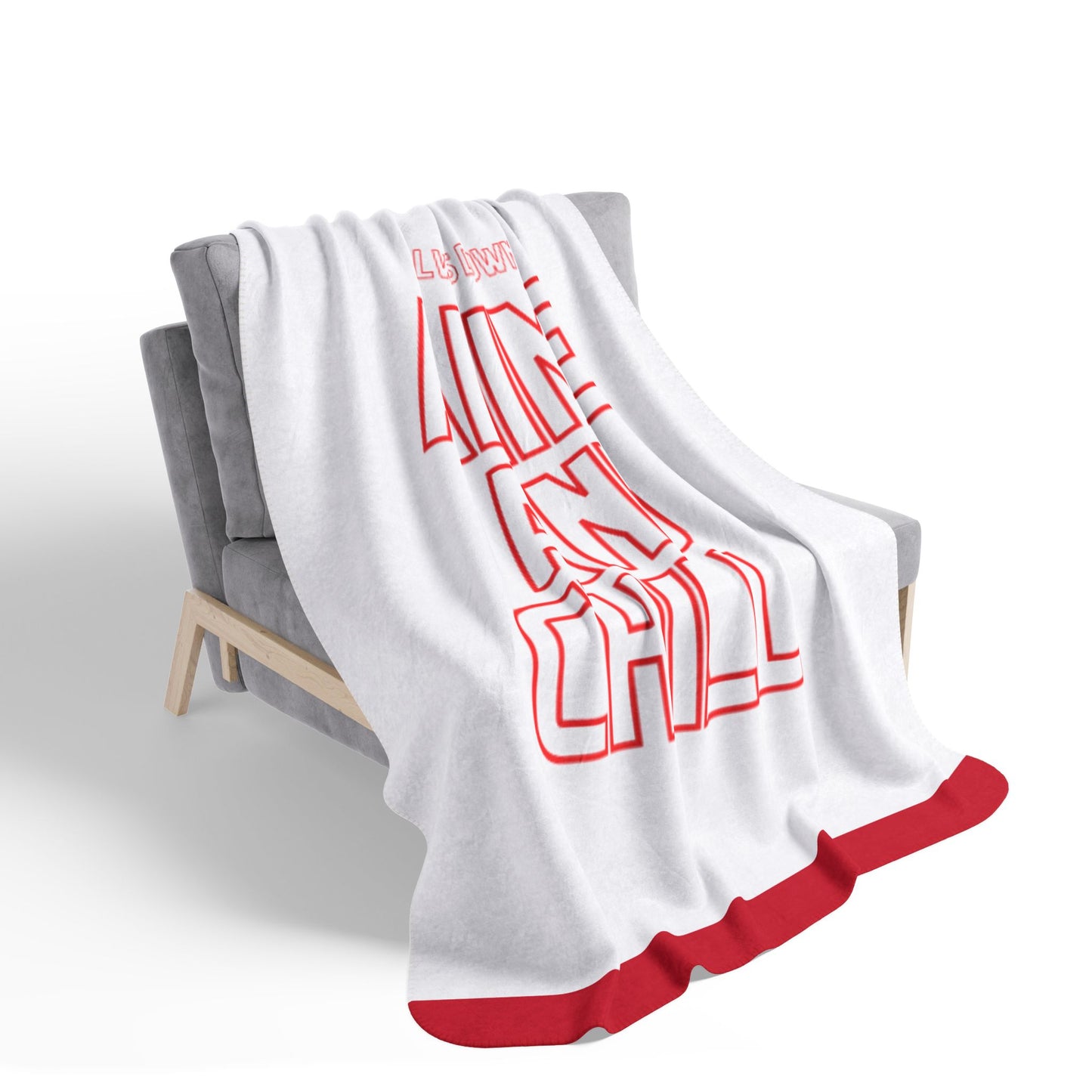 Sherpa Blanket Anime and Chill Soft Blanket