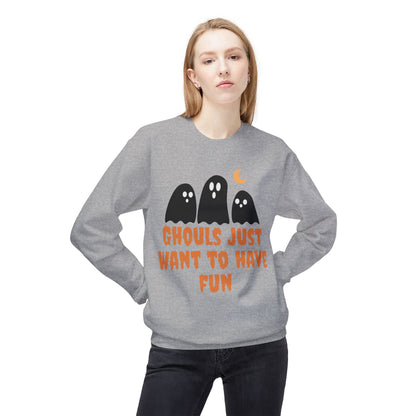 Halloween Ghost Sweatshirt Ghouls Just Want To Have Fun Teachers Classroom