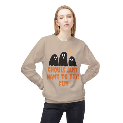 Halloween Ghost Sweatshirt Ghouls Just Want To Have Fun Teachers Classroom