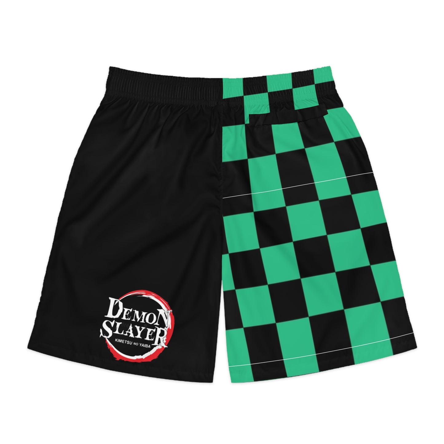Demon Slayer Men's Jogger Shorts - Anime-Inspired Activewear for Summer, Beach Days, Gym, Gifts for Fans, Casual Comfort