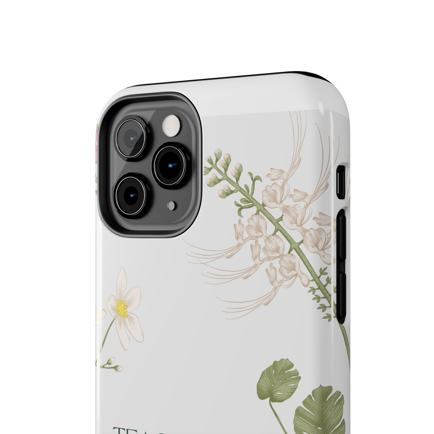 Inspirational Tough Phone Cases - Teaching is Love Design, Motivational Phone Cover, Gift for Teachers, Nature-Inspired Case, Floral [...]