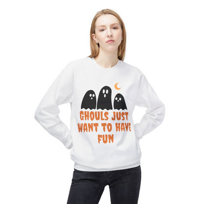 Halloween Ghost Sweatshirt Ghouls Just Want To Have Fun Teachers Classroom