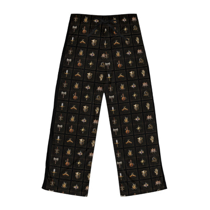 Baldur's Gate Class Themed Pajama Pants for Women