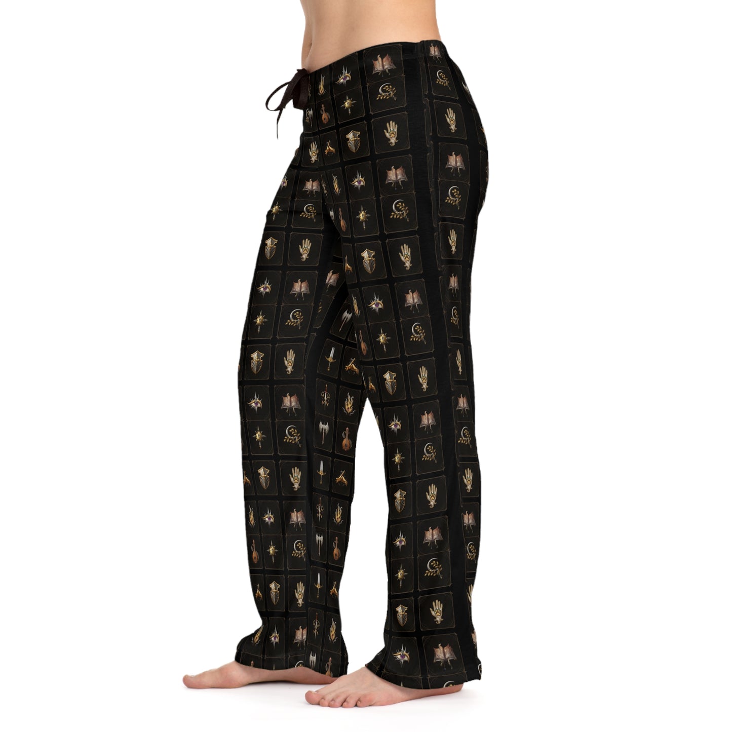 Baldur's Gate Class Themed Pajama Pants for Women