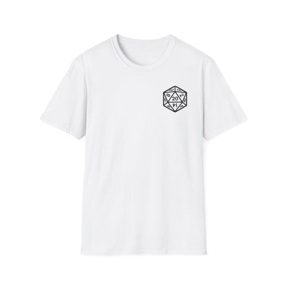 Graphic T-Shirt for Gamers, Casual Wear, Gift for D&D Lovers, Unique Graphic Tee, Unisex Softstyle Tee