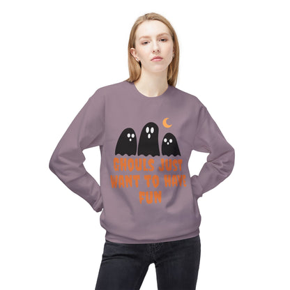 Halloween Ghost Sweatshirt Ghouls Just Want To Have Fun Teachers Classroom