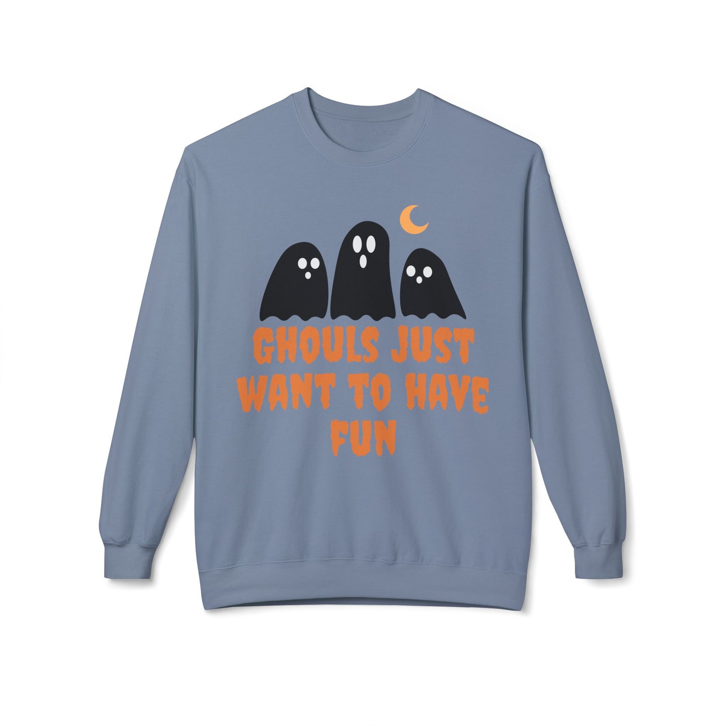 Halloween Ghost Sweatshirt Ghouls Just Want To Have Fun Teachers Classroom