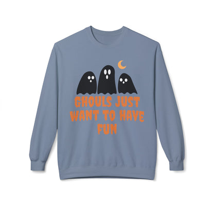 Halloween Ghost Sweatshirt Ghouls Just Want To Have Fun Teachers Classroom
