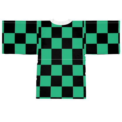 Anime Demon Slayer Silk Bathrobe Kimono and Cosplay