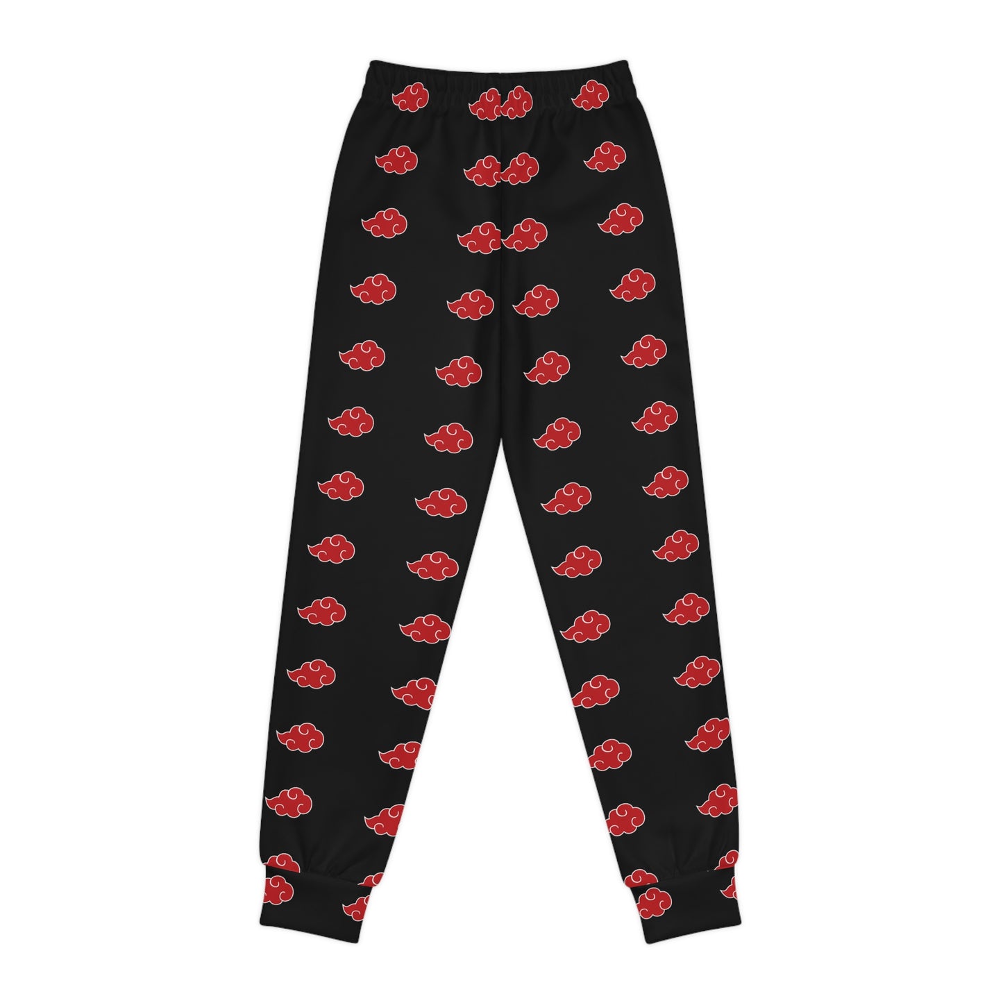Youth Joggers with Red Rose Pattern | Trendy Athletic Pants for Kids, Comfortable Joggers for Play, Gifts for Birthdays, Activewear