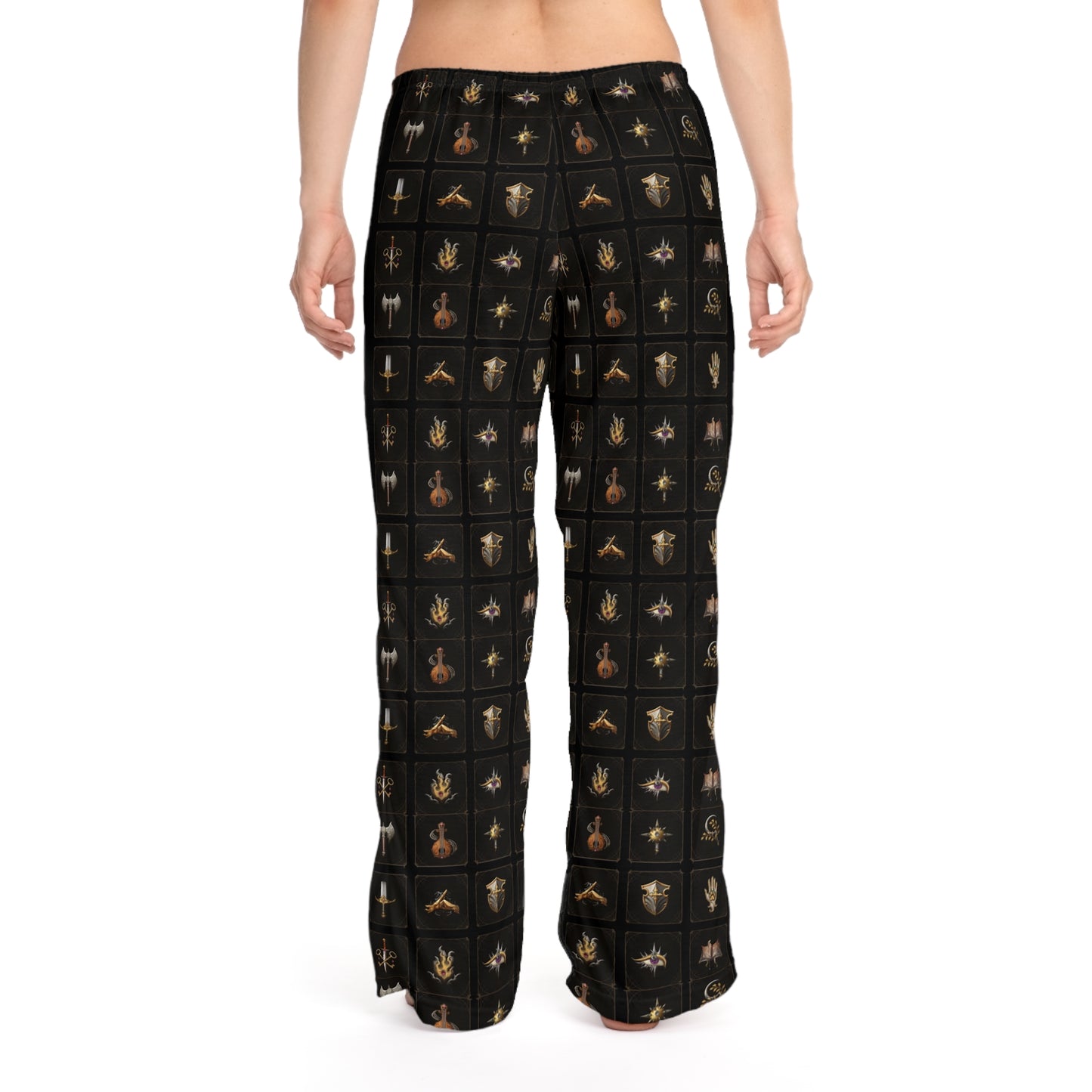 Baldur's Gate Class Themed Pajama Pants for Women