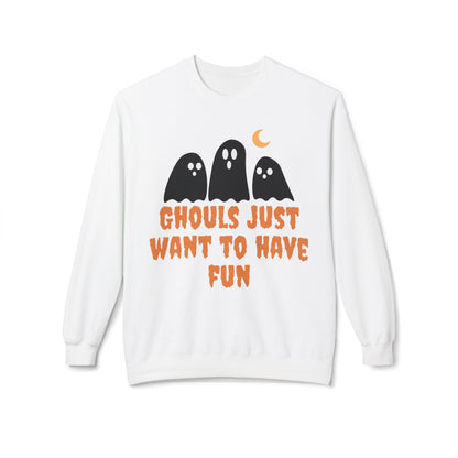 Halloween Ghost Sweatshirt Ghouls Just Want To Have Fun Teachers Classroom
