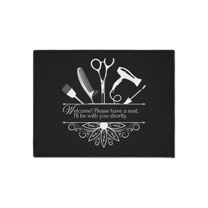 Stylish Salon Studio Floor Mat - Beauty Studio Decor, Welcome Home Mat, Durable Entryway Rug, Personalized Gifts, Hair Salon Essentials