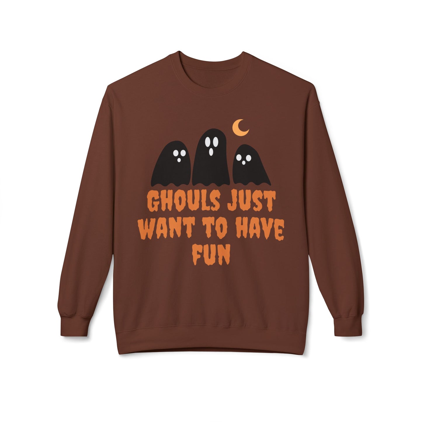 Halloween Ghost Sweatshirt Ghouls Just Want To Have Fun Teachers Classroom